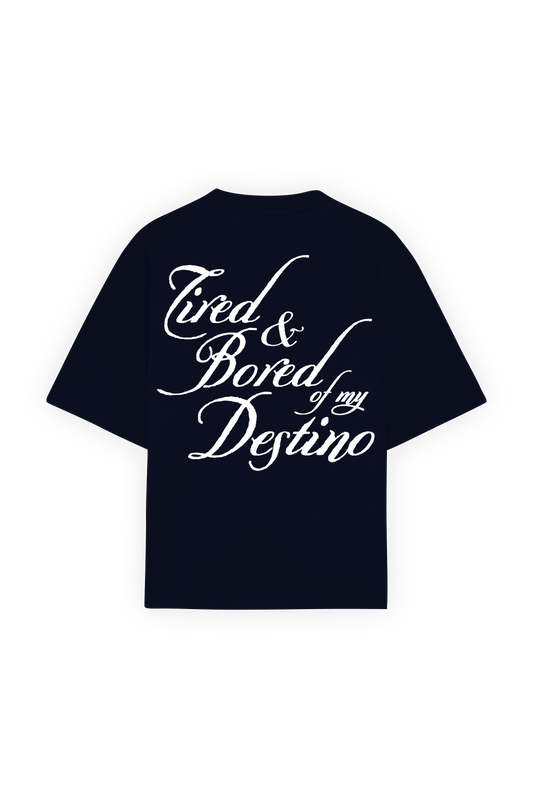 Tired Destino Tee Navy Blue 2.0