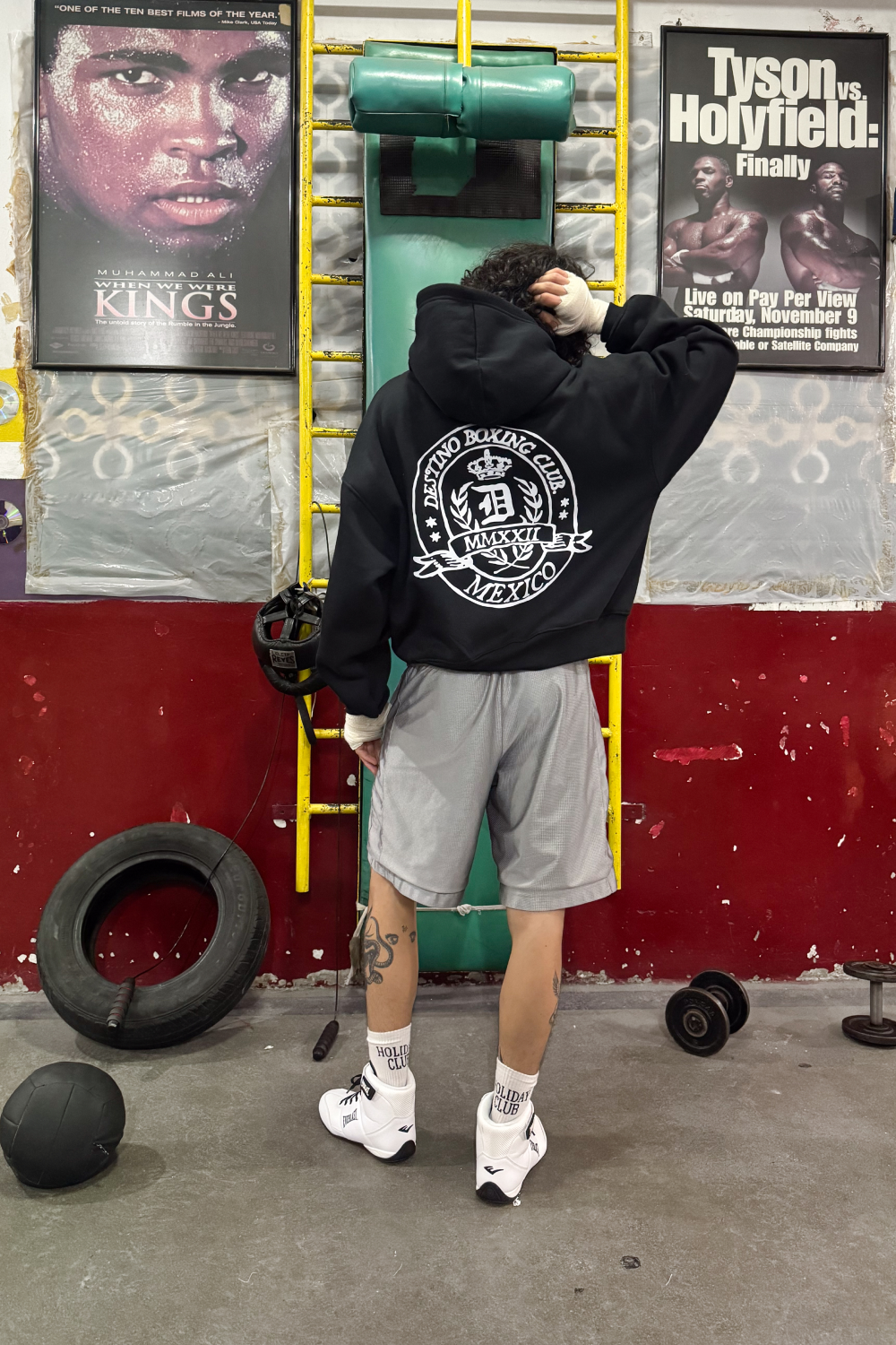 Boxing Club Hoodie Black