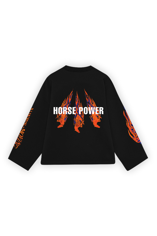 Horsepower Longsleeve Black