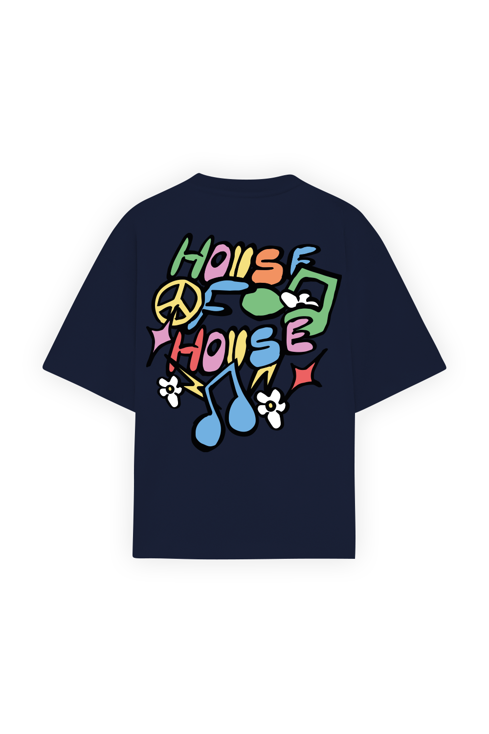 House of House Tee Blue Navy