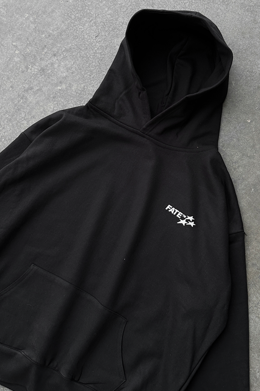 Triple Star Hoodie Black