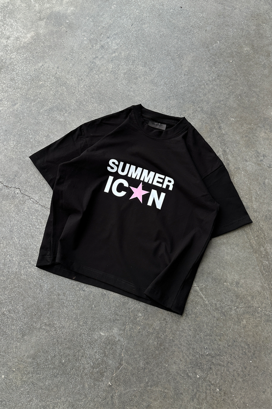 Summer ICON Tee Black