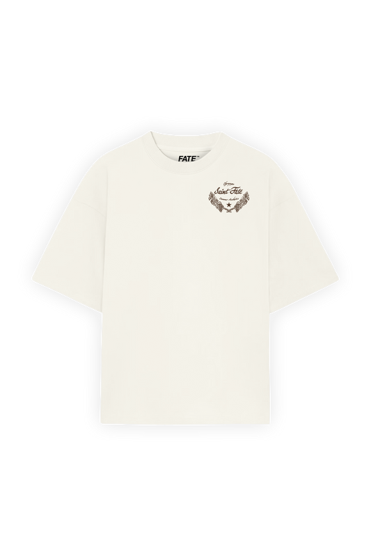 Drink Champagne Tee Beige