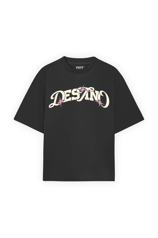 Destino Sparks Tee Grey Oxford