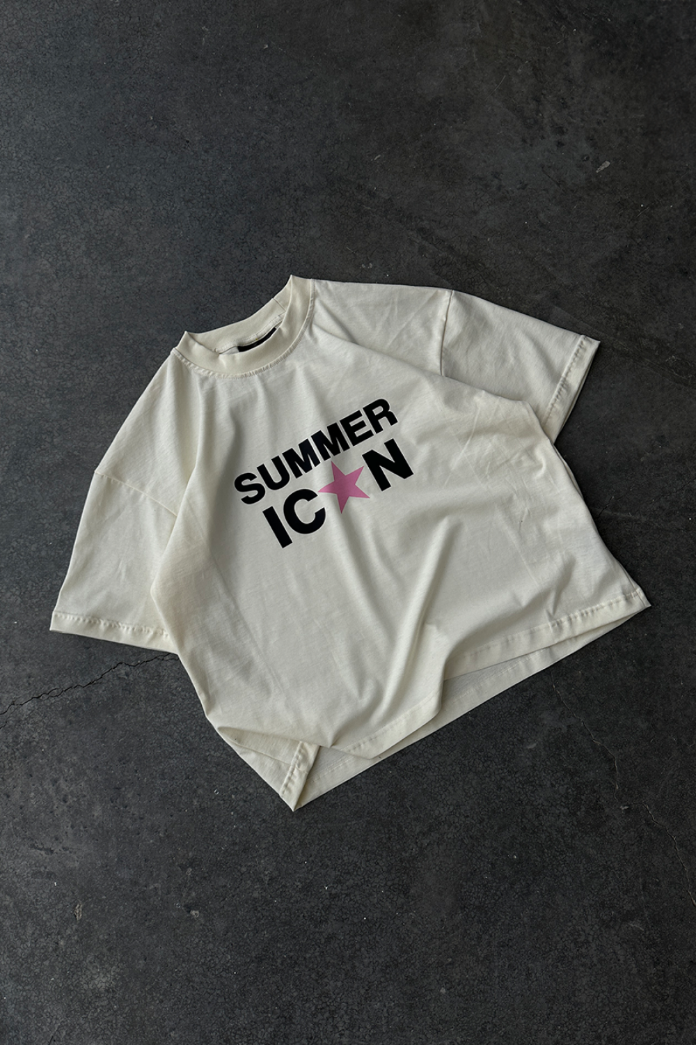 Summer ICON Tee Beige