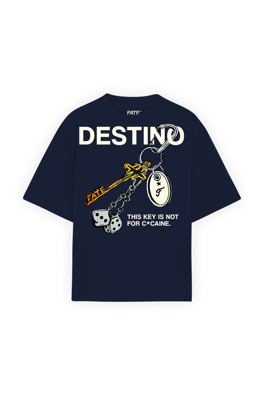 Keychain Tee Blue Navy