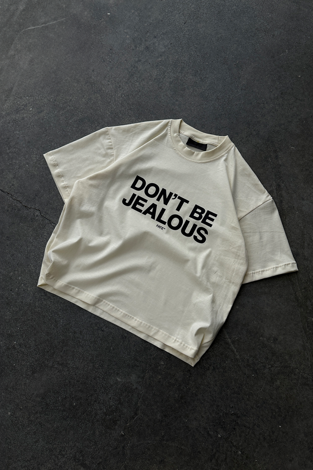 Don't be jealous Tee Beige