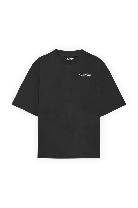 Fatier Clock Tee Washed Grey