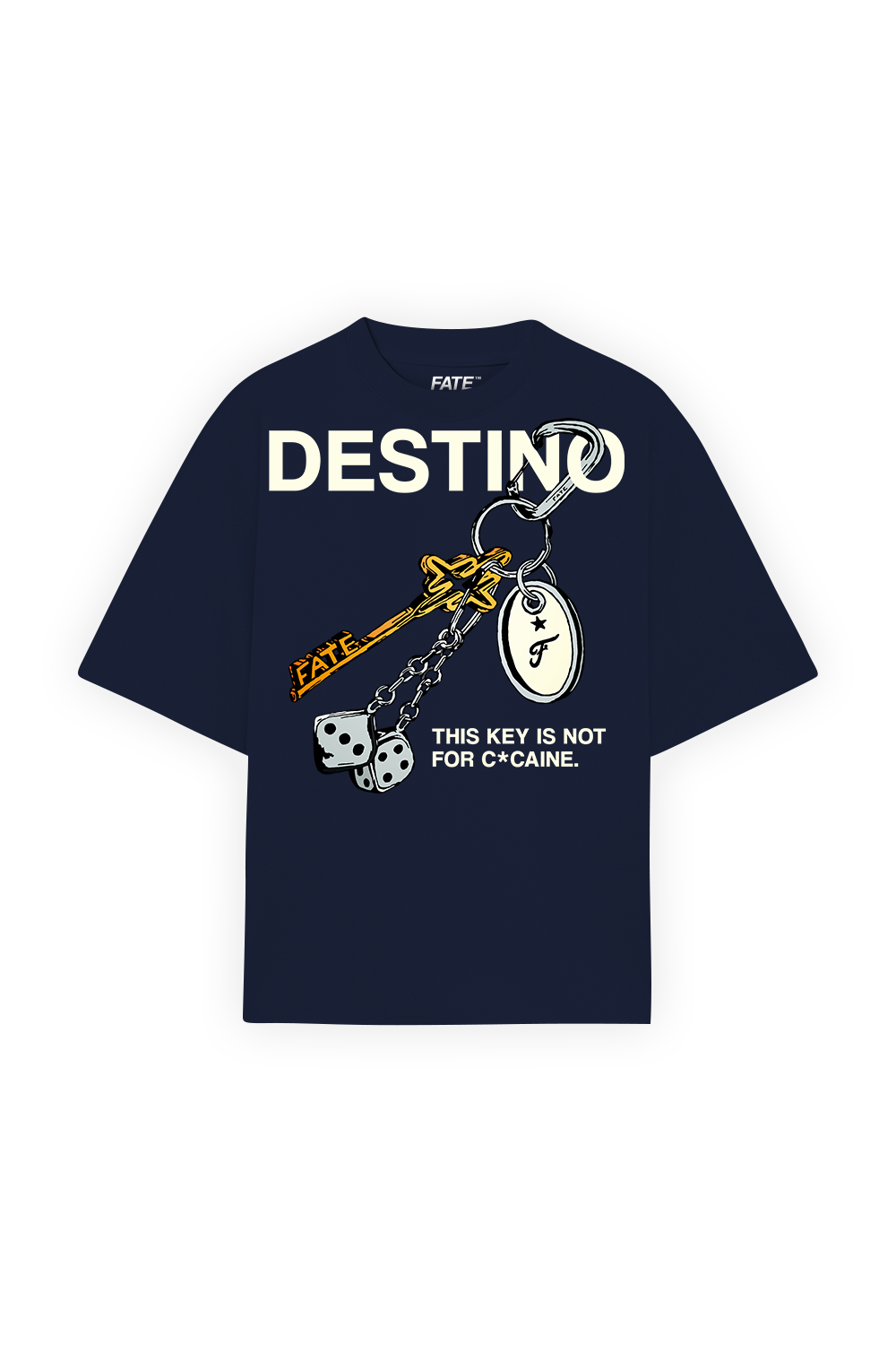 Keychain Tee Navy Blue