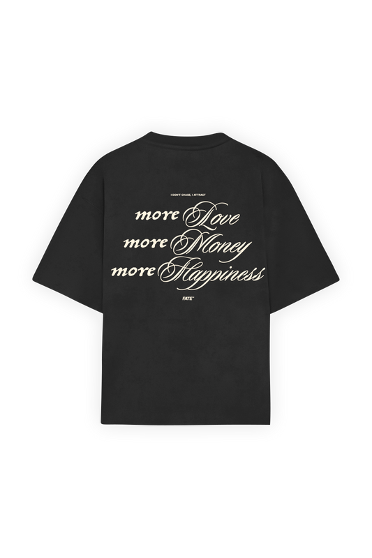 More Love Tee Washed Black