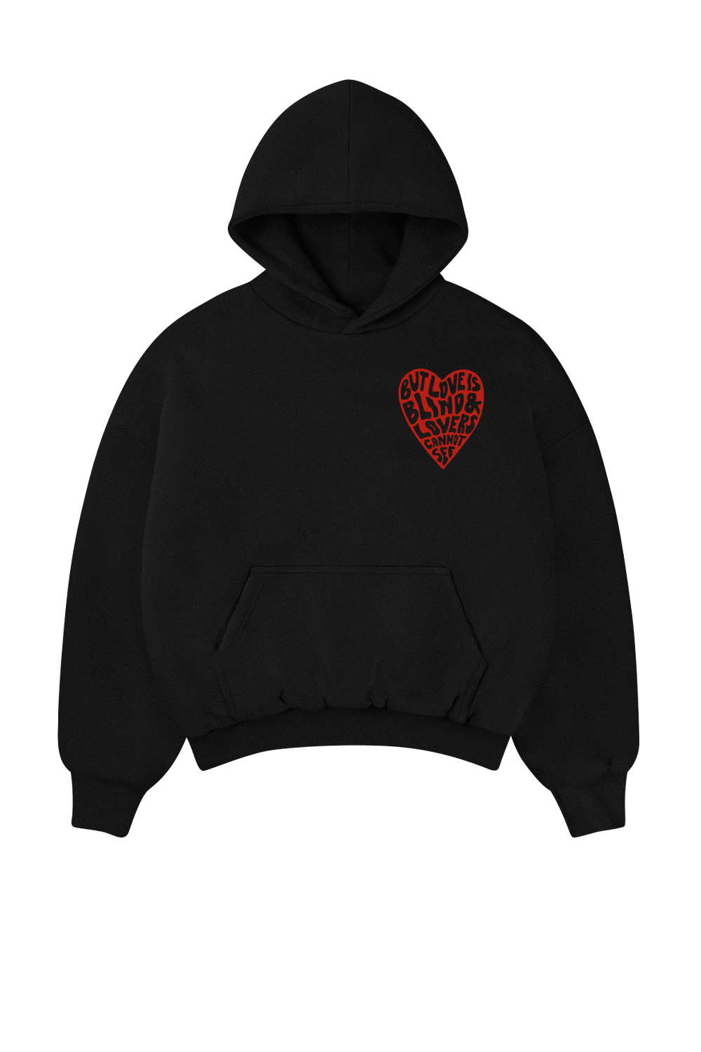 Love hoodie black sale