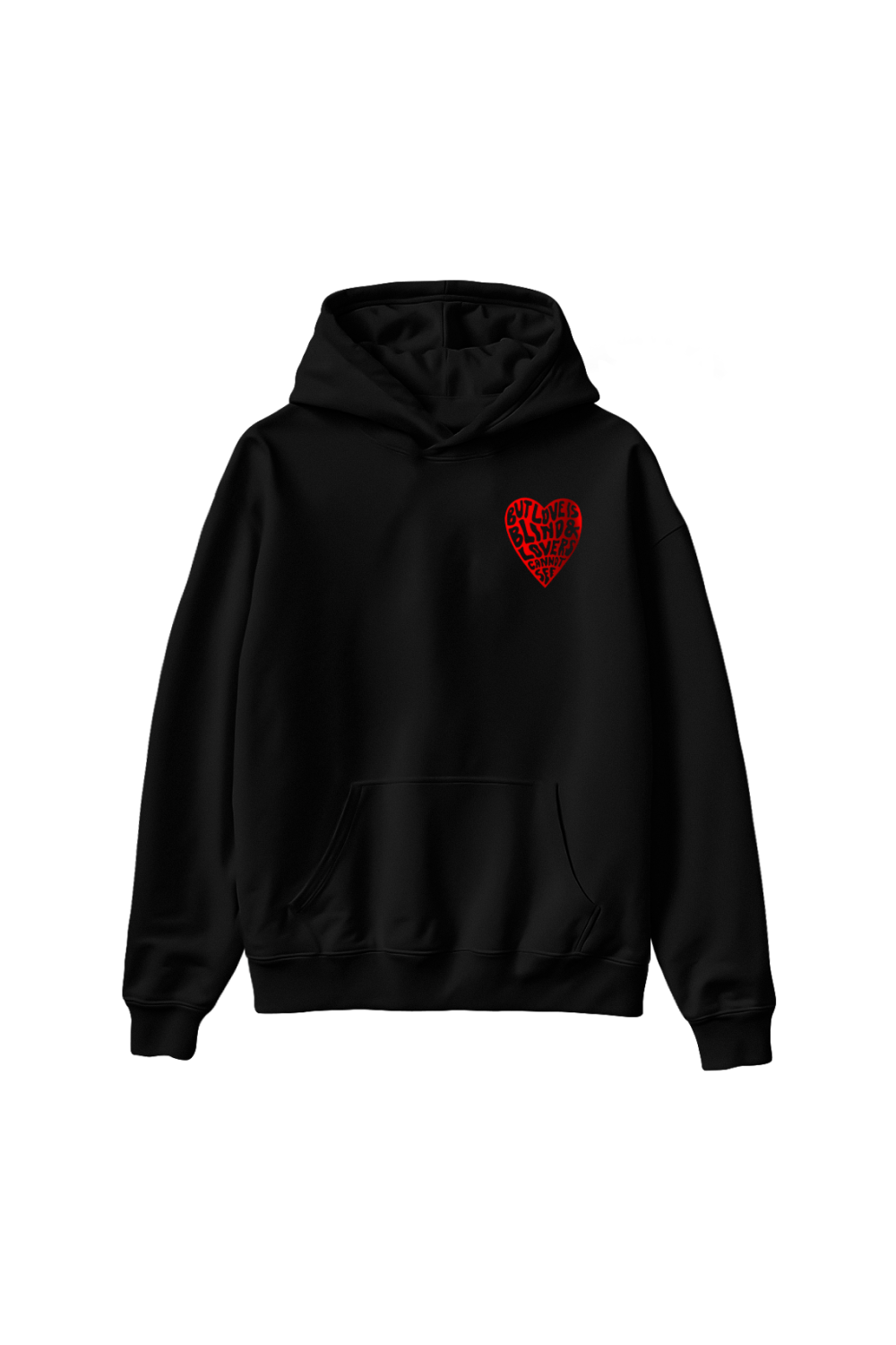 Love is Blind Hoodie Black