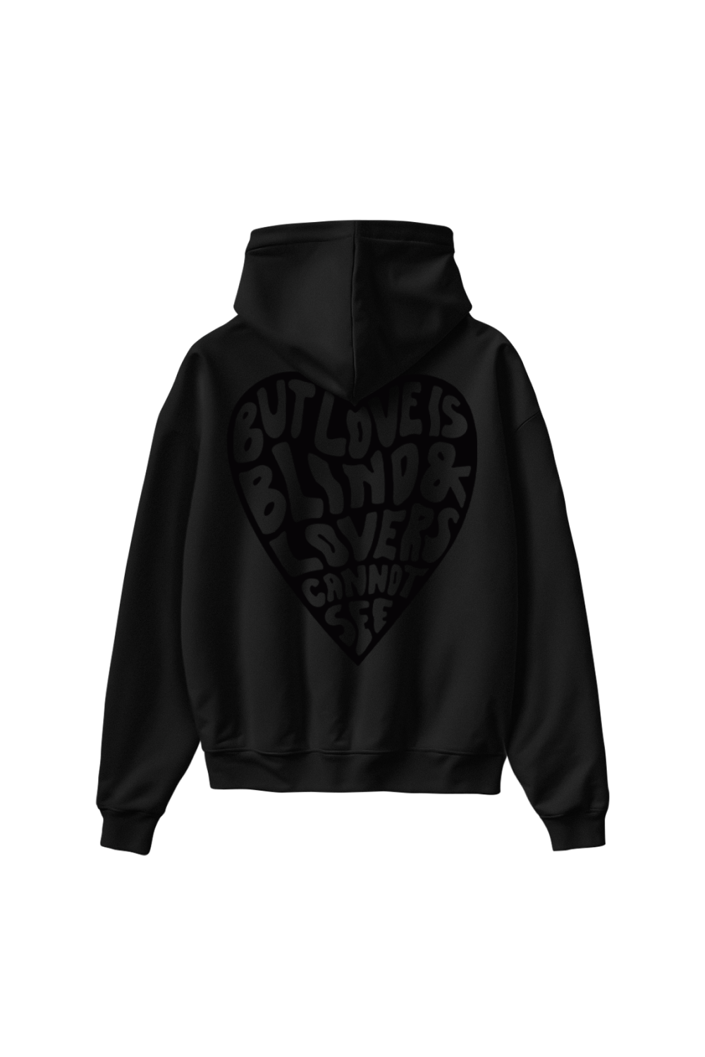 Love is Blind Hoodie Black/Black