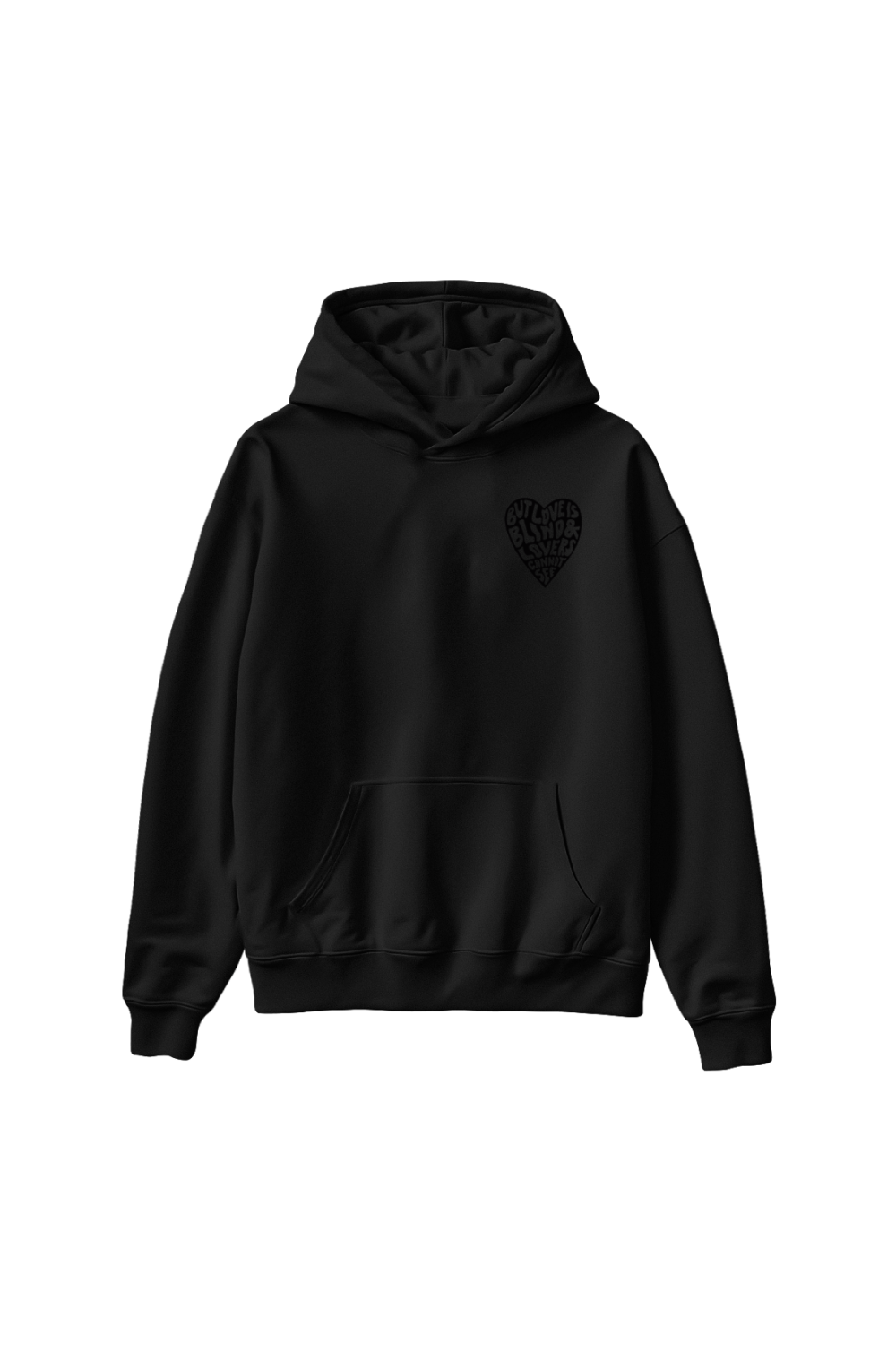 Love is Blind Hoodie Black/Black