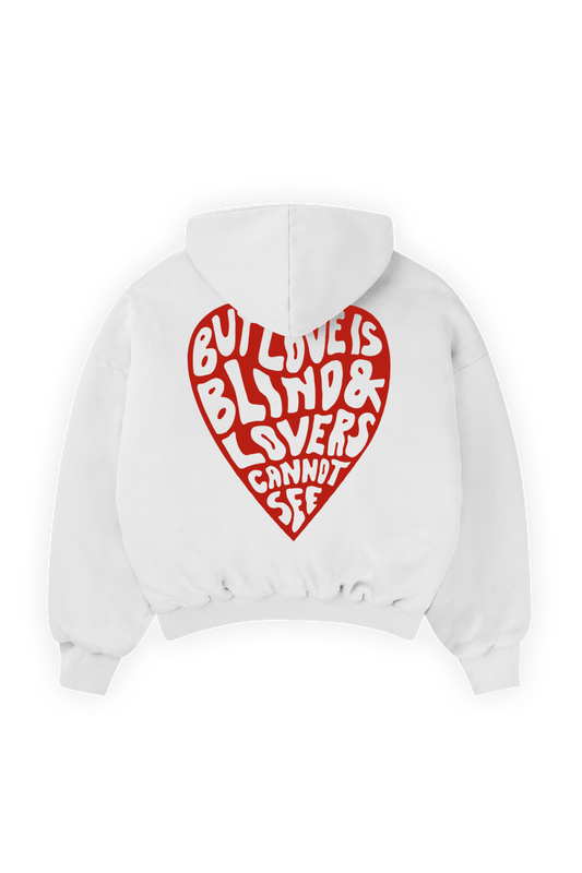 Love is Blind Hoodie White