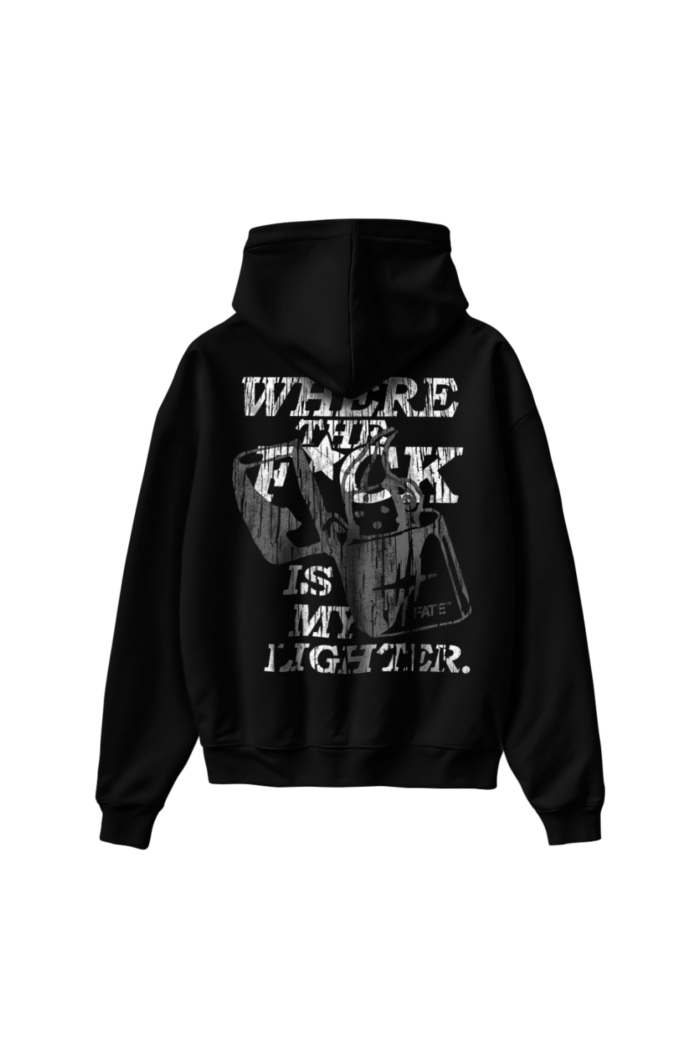 Where the F*ck Hoodie Black