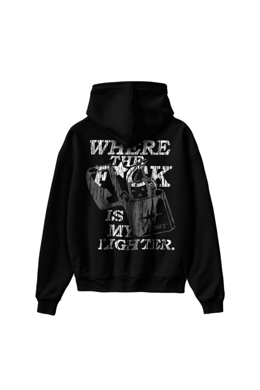 Where the F*ck Hoodie Black