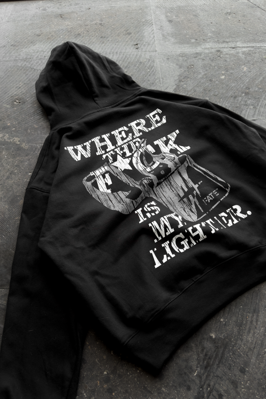 Where the F*ck Hoodie Black