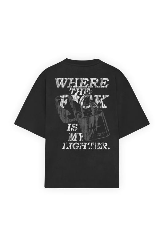 Where The F*ck Tee Washed Grey