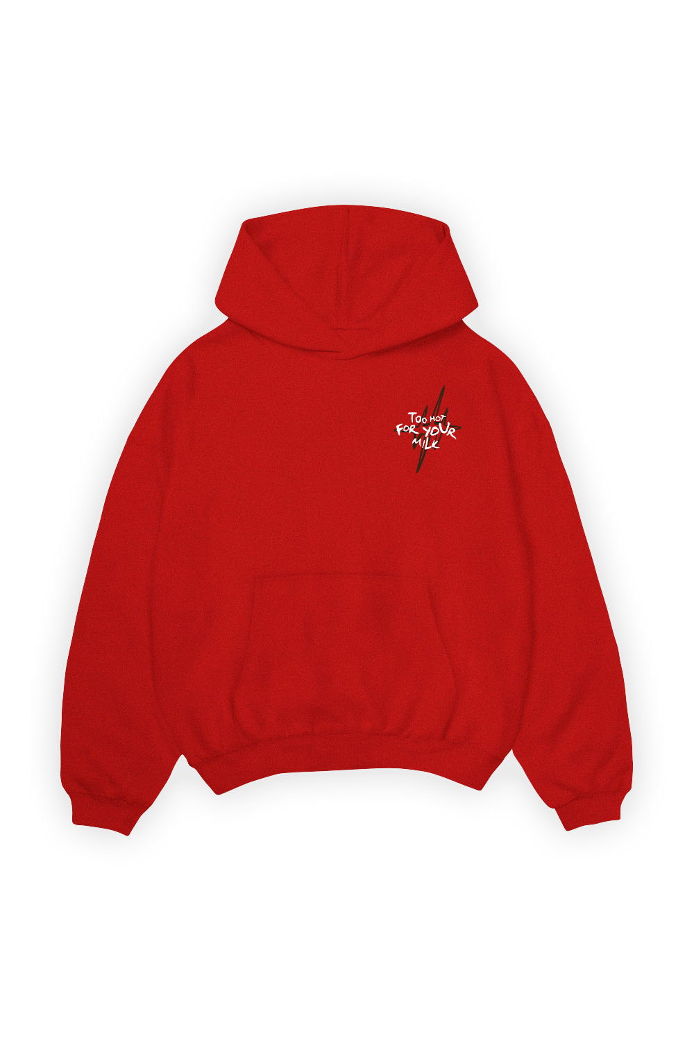 Too Hot for your Milk Hoodie Red