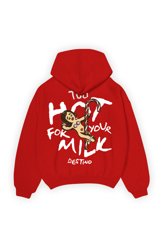 Too Hot for your Milk Hoodie Red