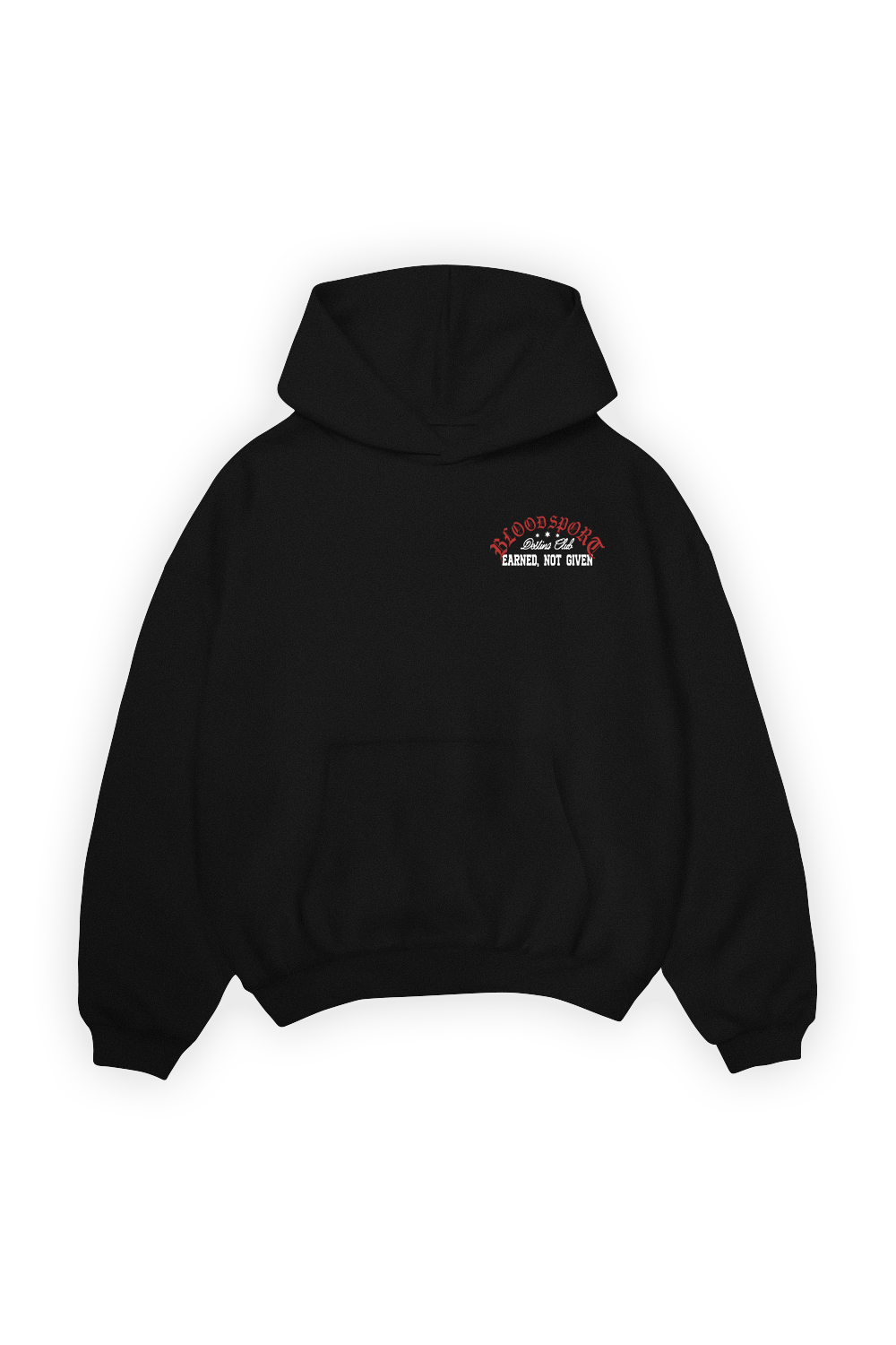 Earned Not Given Hoodie Black