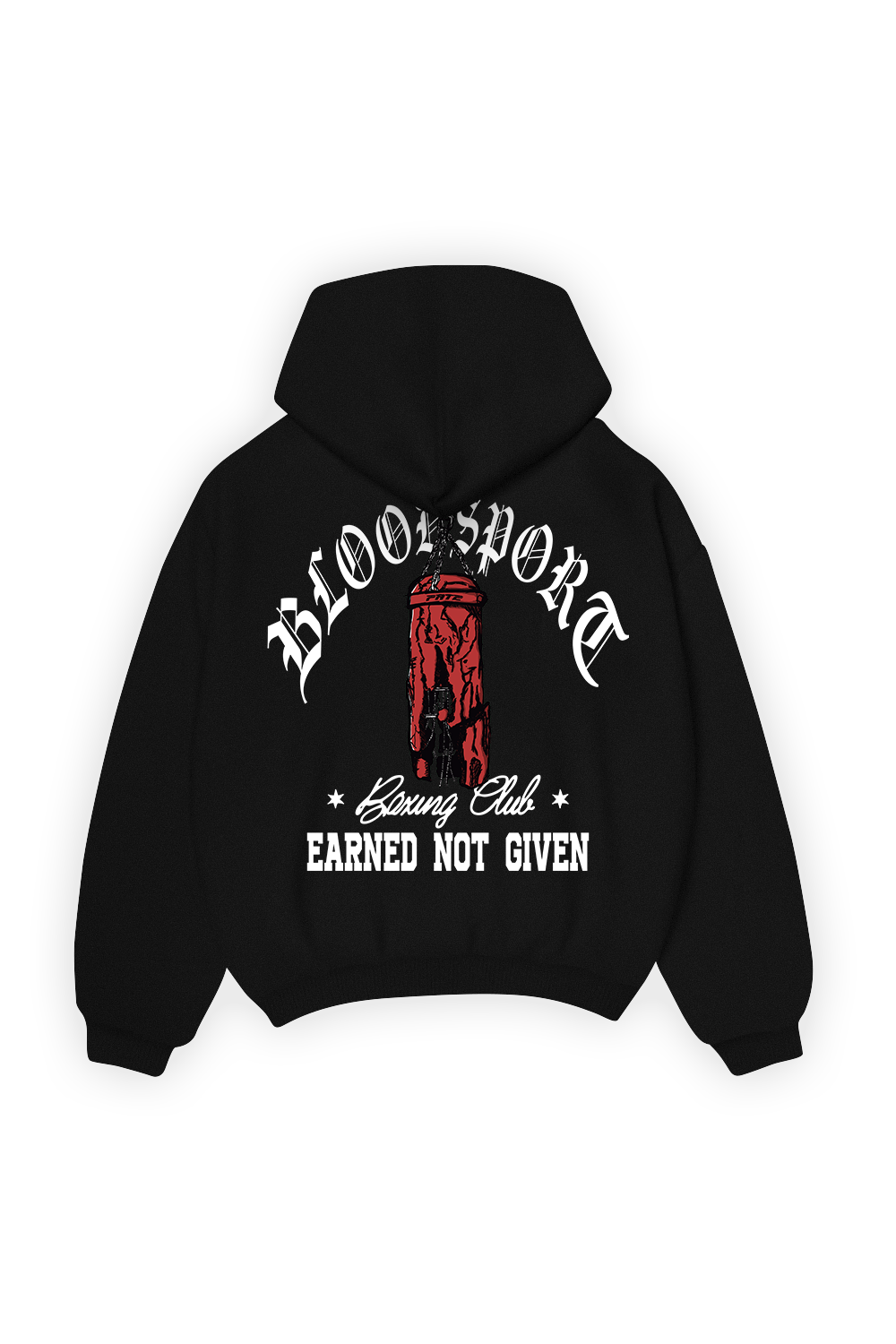 Earned Not Given Hoodie Black