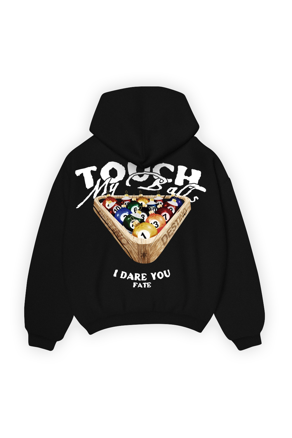 Touch My B*lls Hoodie Black