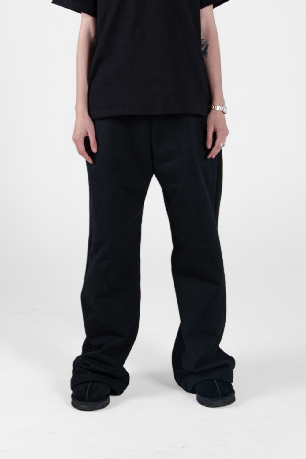 Vantablack Flare Pants 450 GSM
