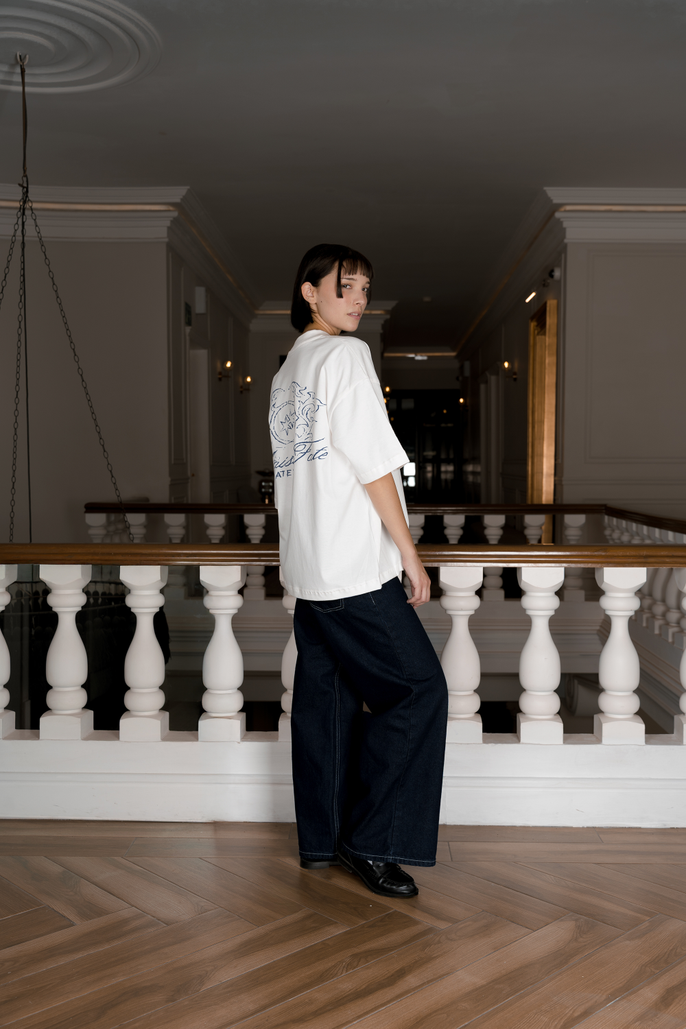 Crown Tee Ivory