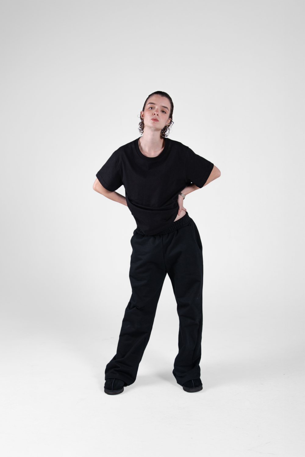Vantablack Flare Pants 450 GSM