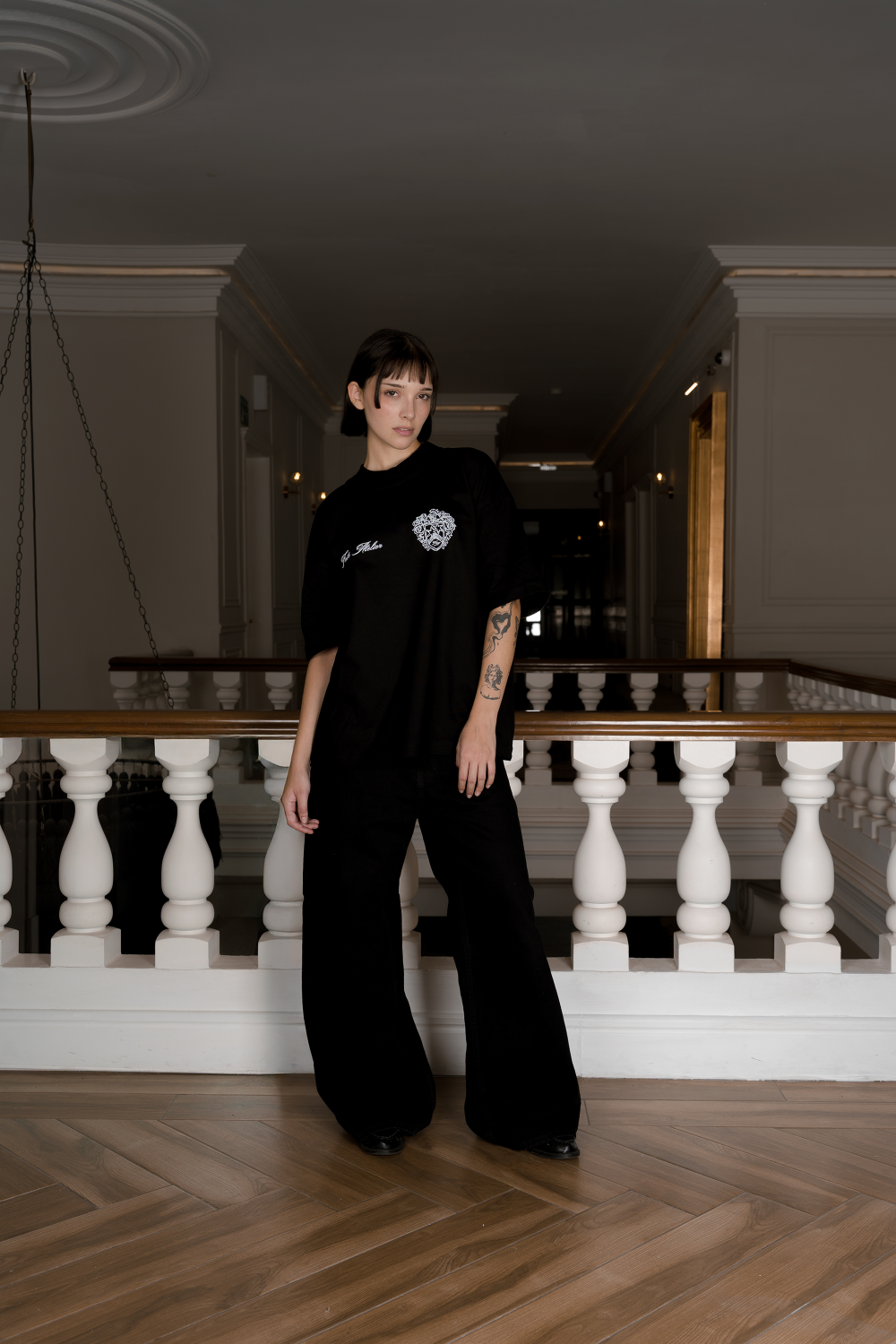Emblem Tee Black