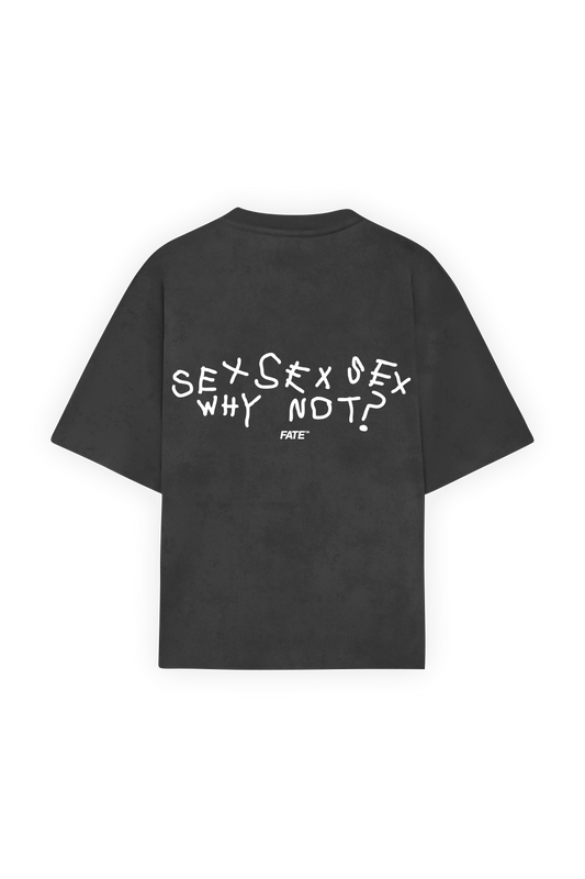 Sex Sex Sex Tee Washed Black