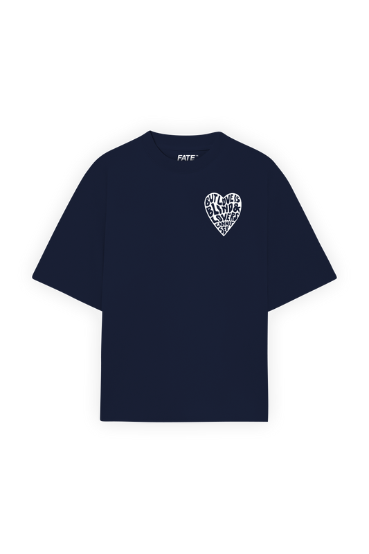 Love is Blind Tee Blue Navy