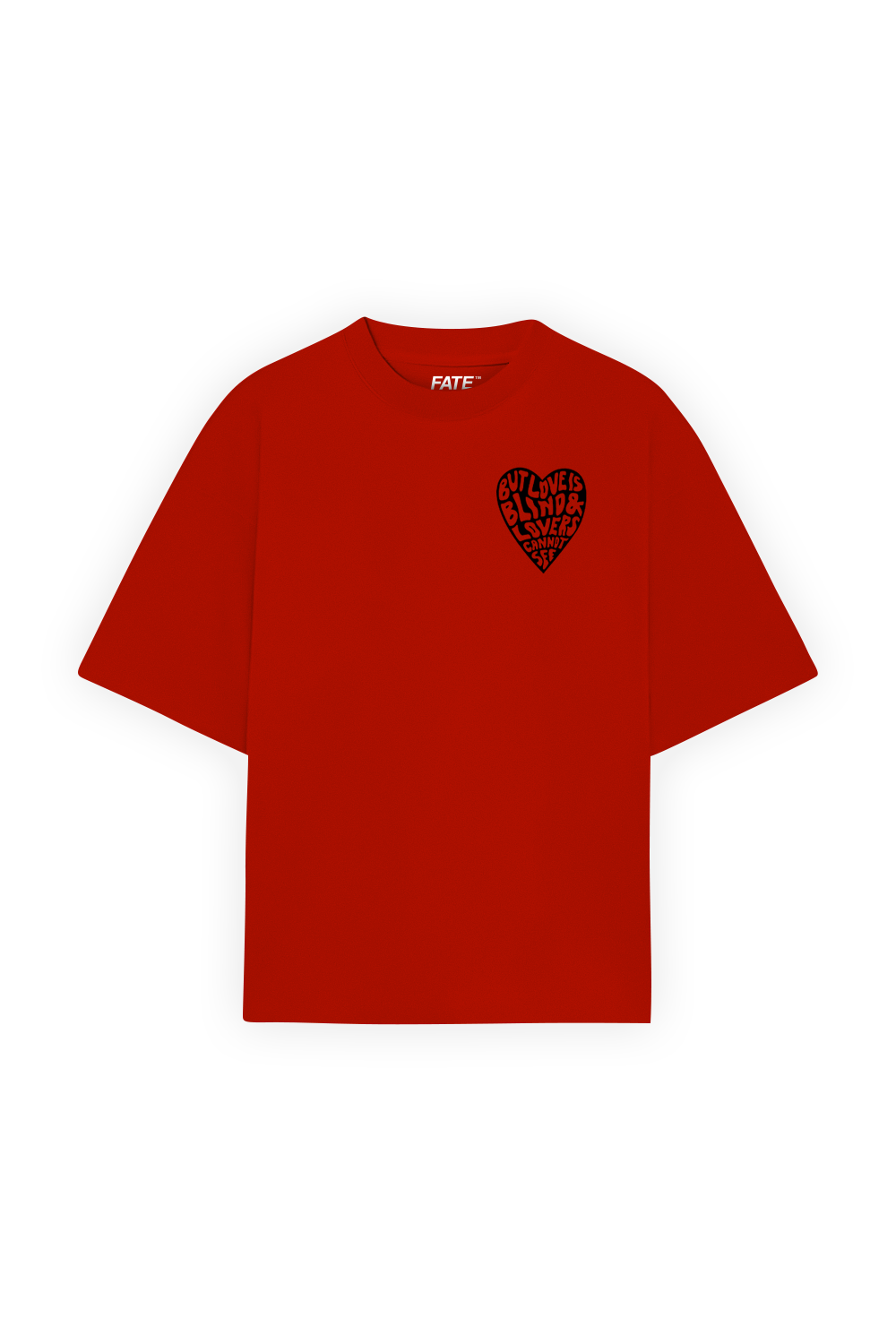 Love is Blind Tee Red