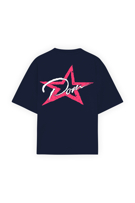 P*rn Star Tee Blue Navy