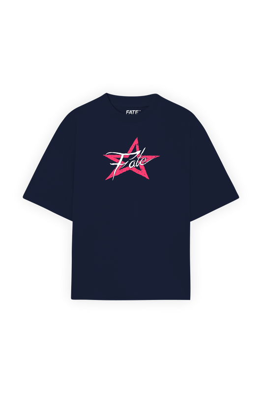 P*rn Star Tee Blue Navy