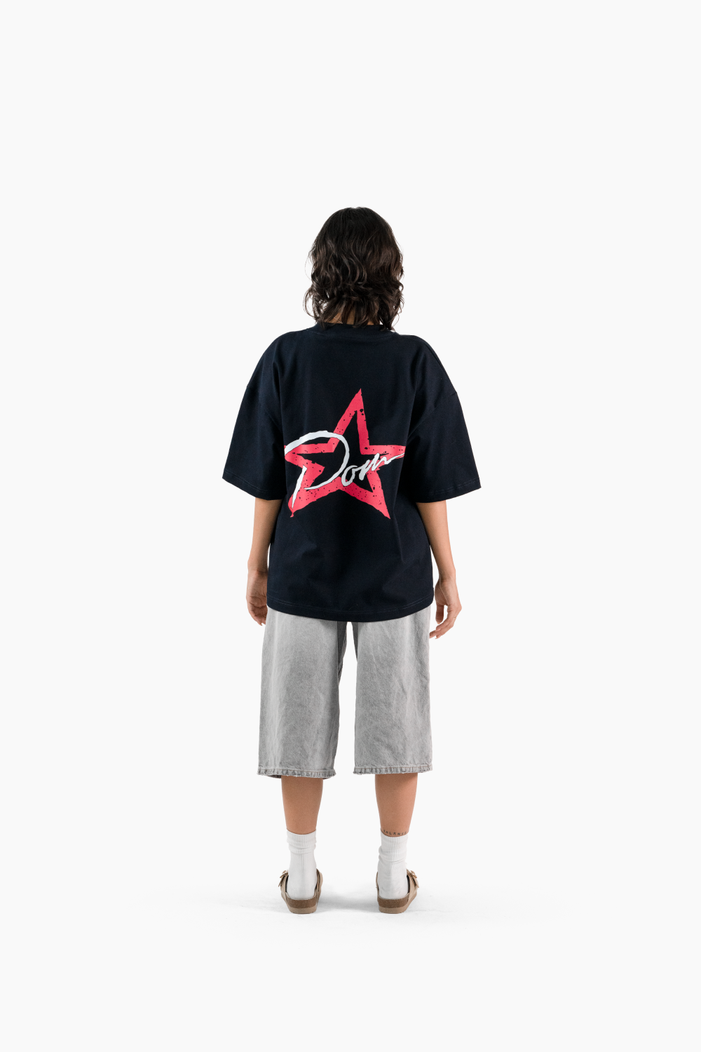 P*rn Star Tee Navy Blue