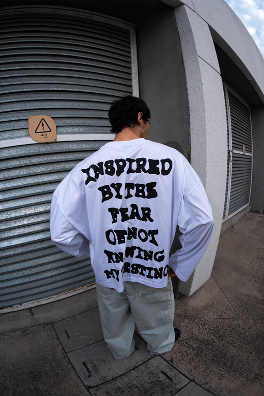 Not Knowing Longsleeve White