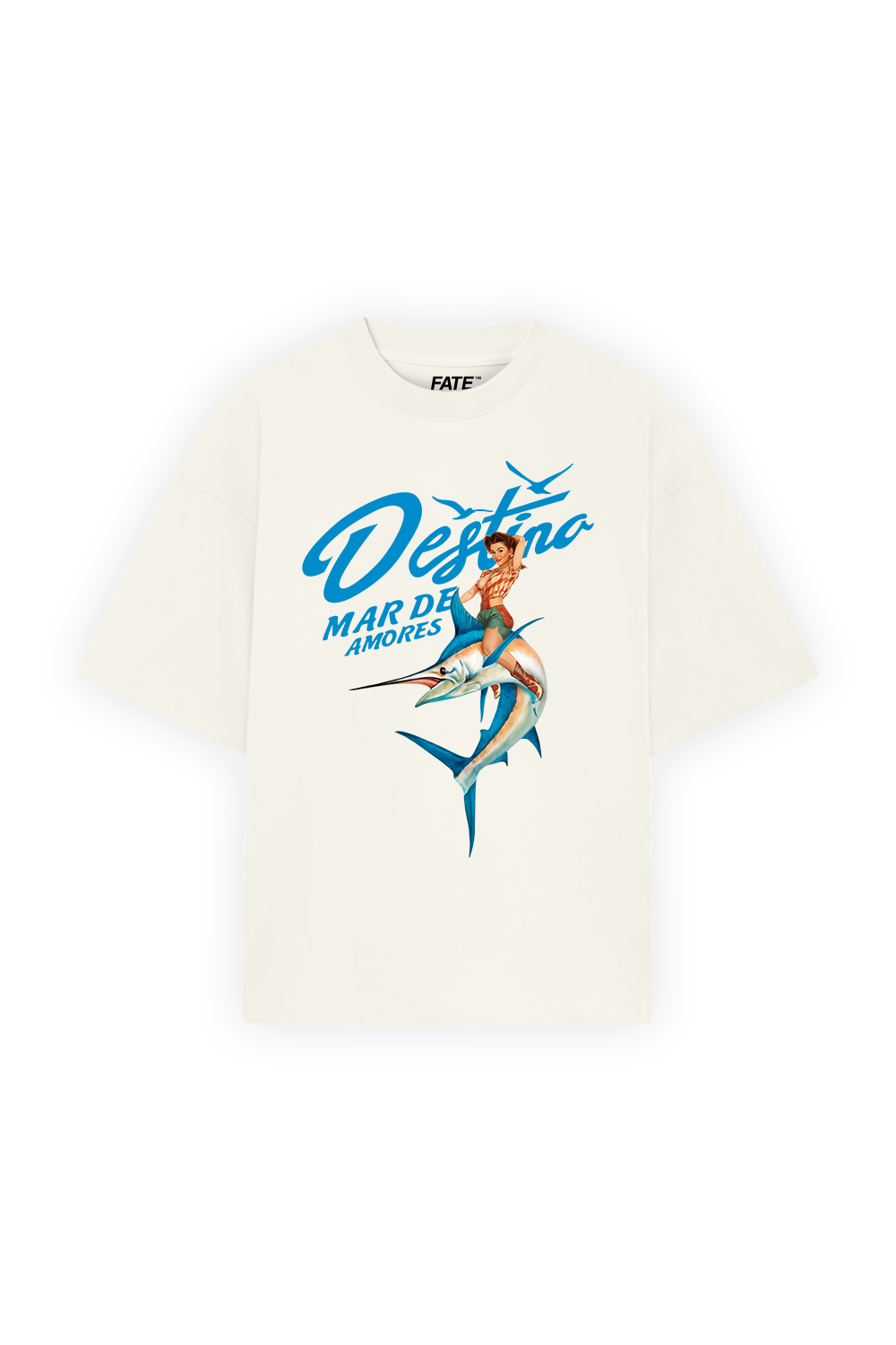 Marlin Cowgirl Tee Beige