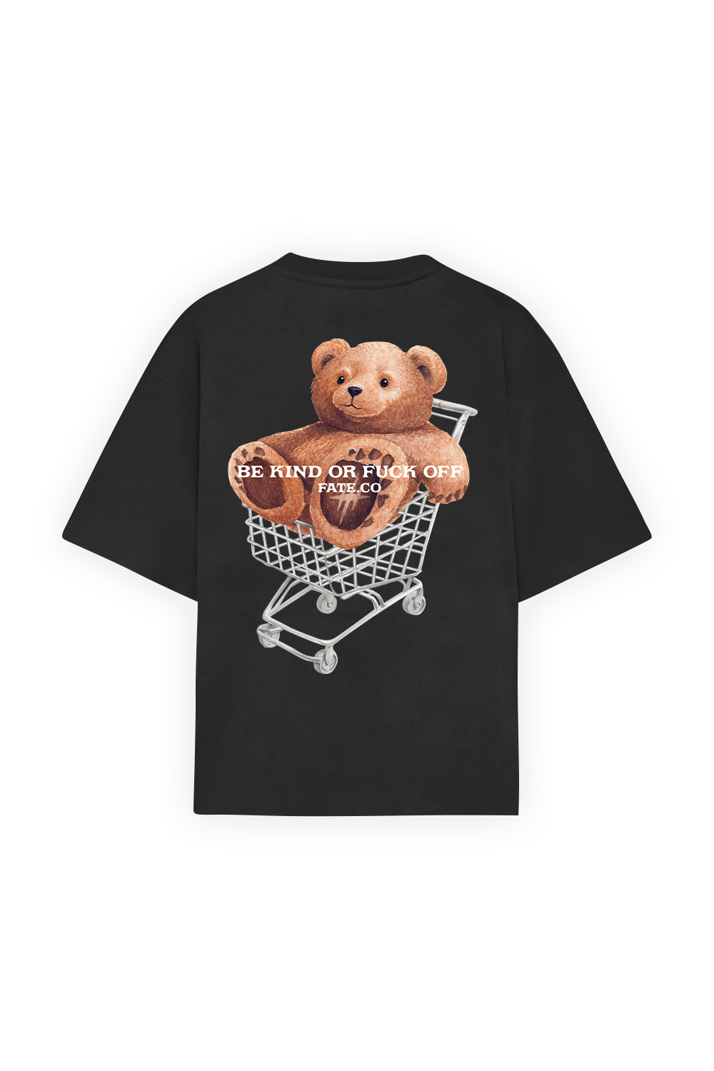 Kind Bear Tee Washed Grey