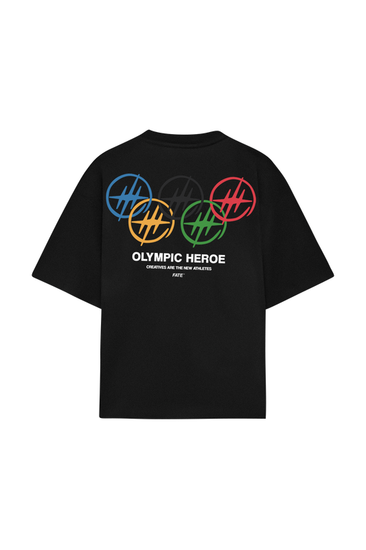 Olympic Heroe Tee Black