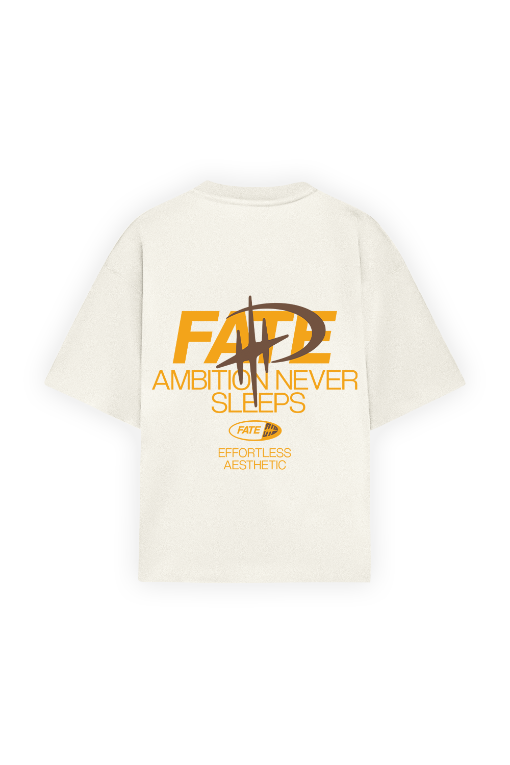 Ambition Never Sleep Tee Beige