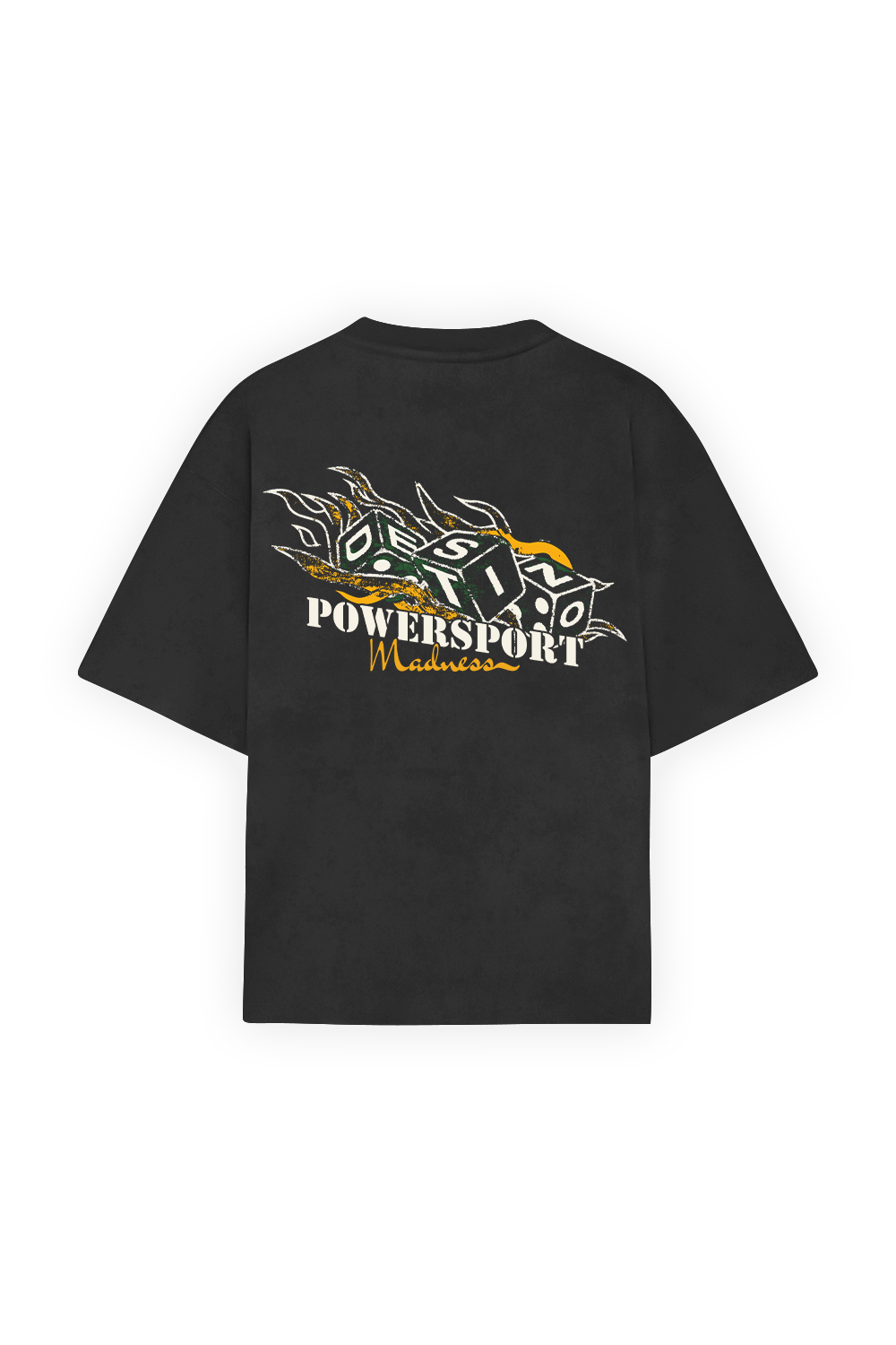 Powersport Dice Tee Washed Grey