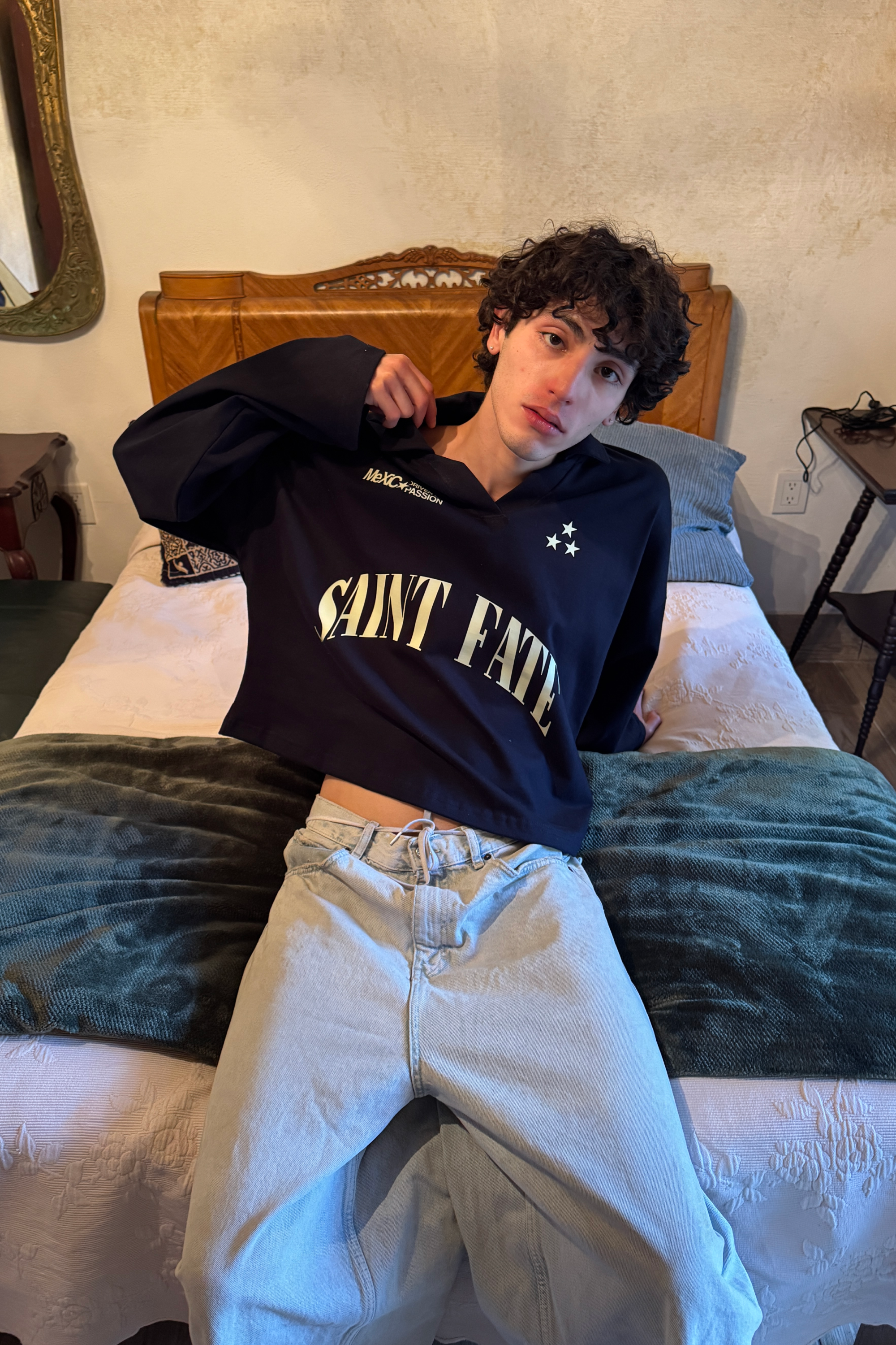Saint Fate Longsleeve Polo Blue Navy