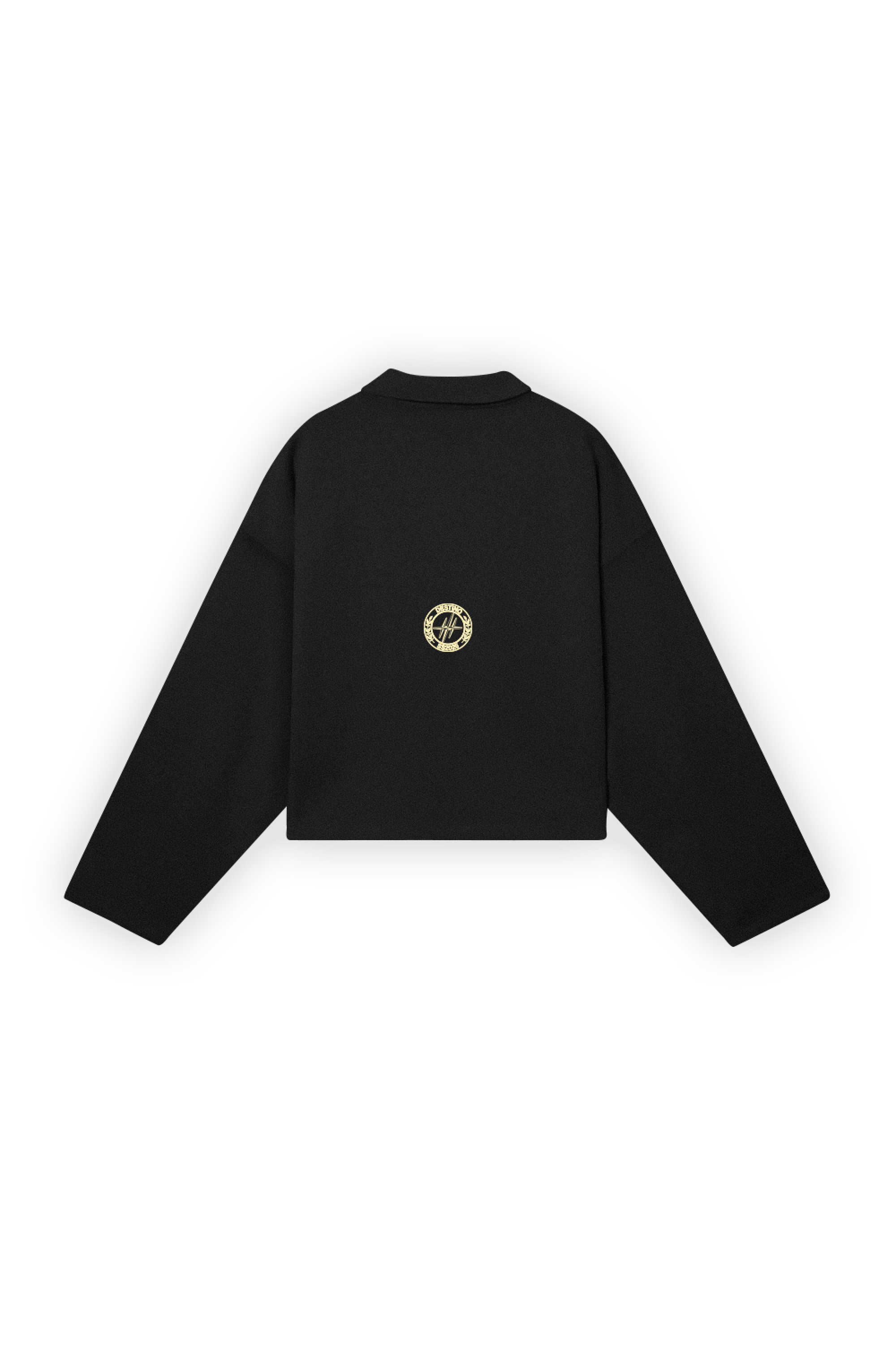 With Passion Longsleeve Polo Black
