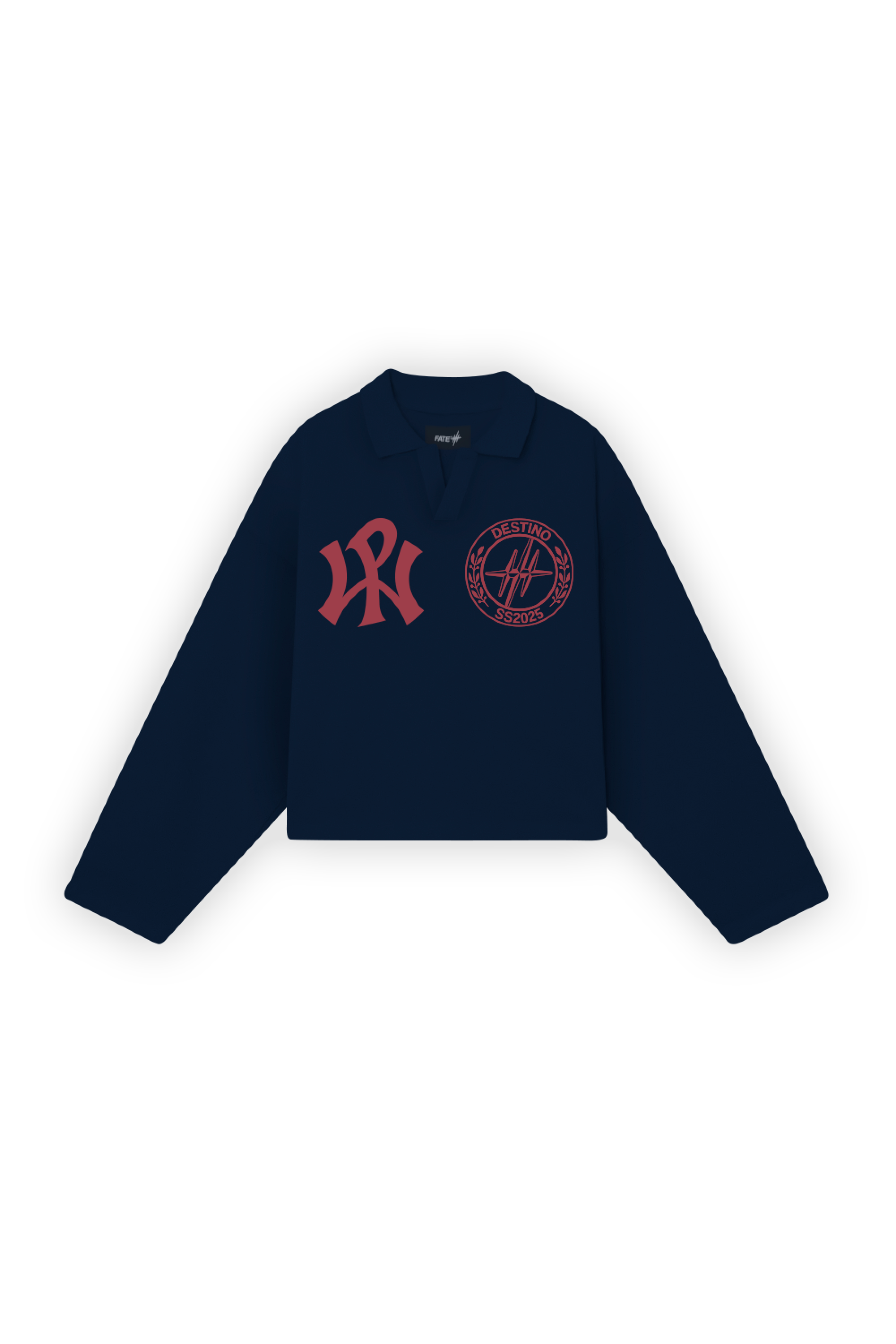 WP SS2025 Longsleeve Polo Blue Navy