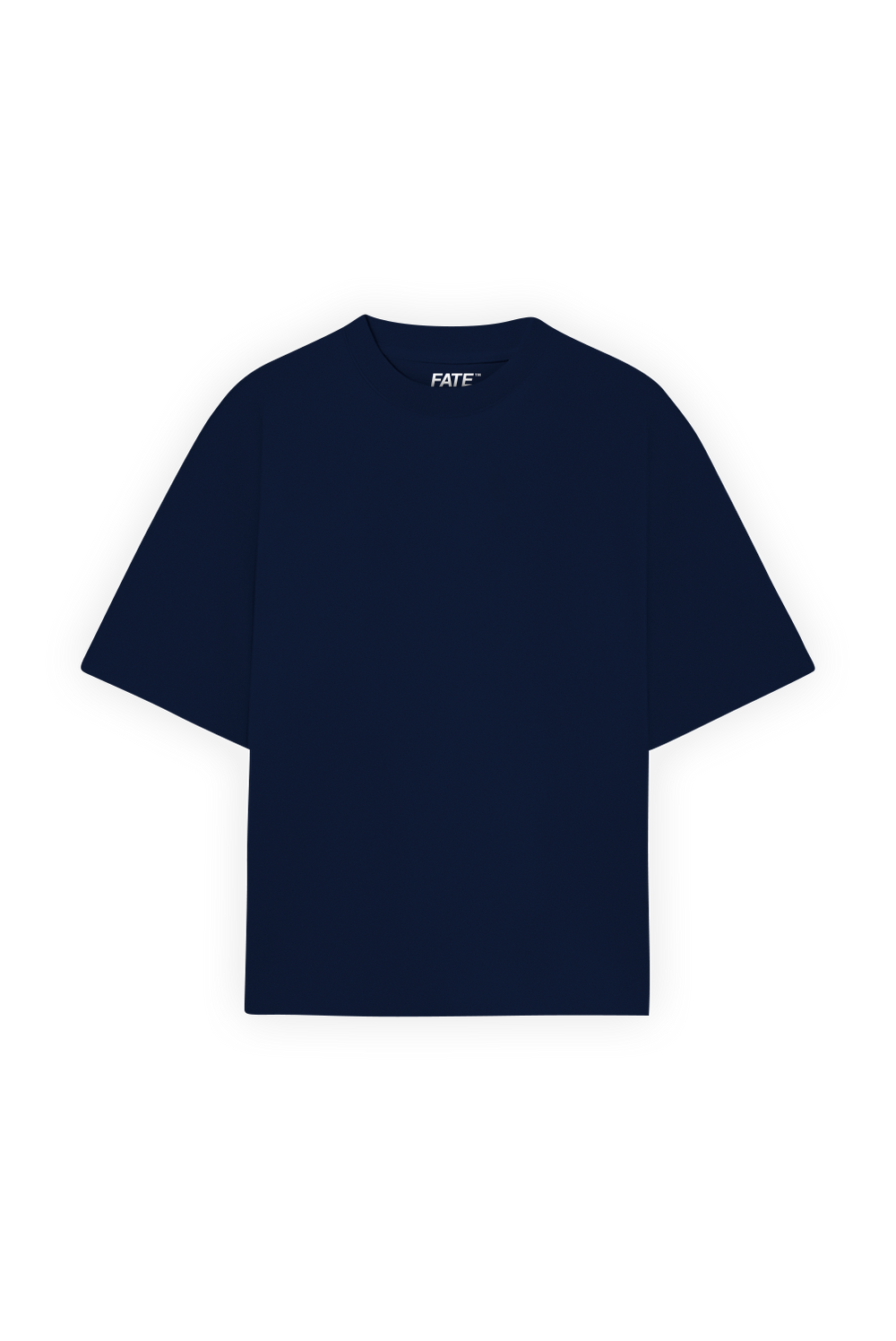 Playera Boxy Fit Navy Blue