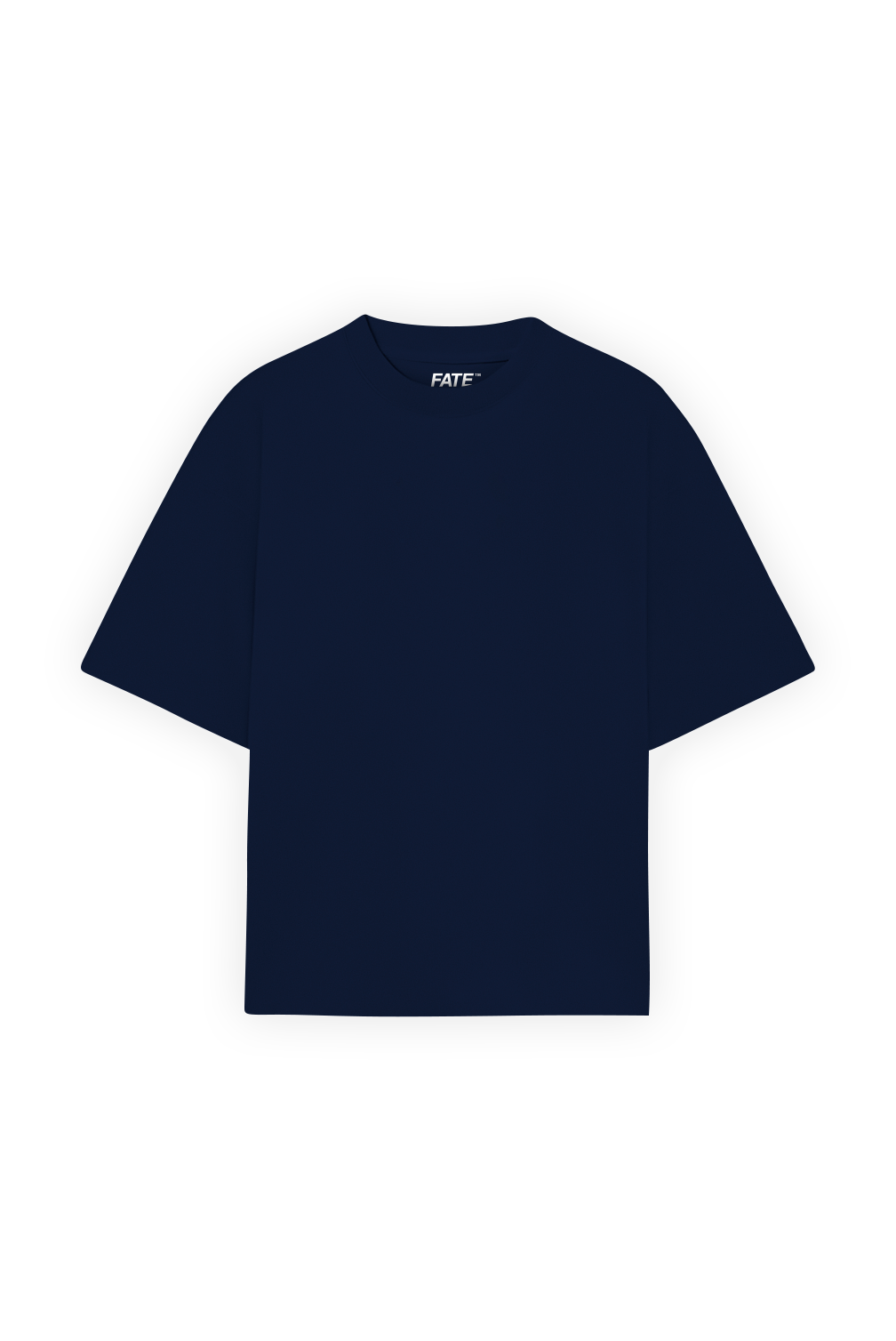 Playera Boxy Fit Navy Blue