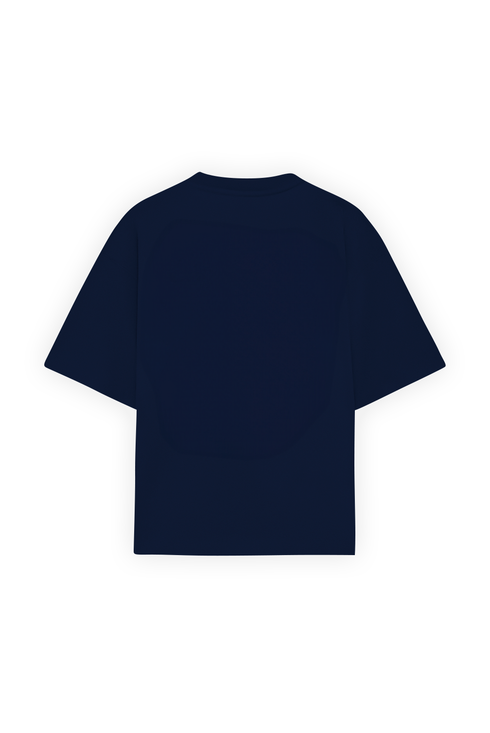 Playera Boxy Fit Navy Blue